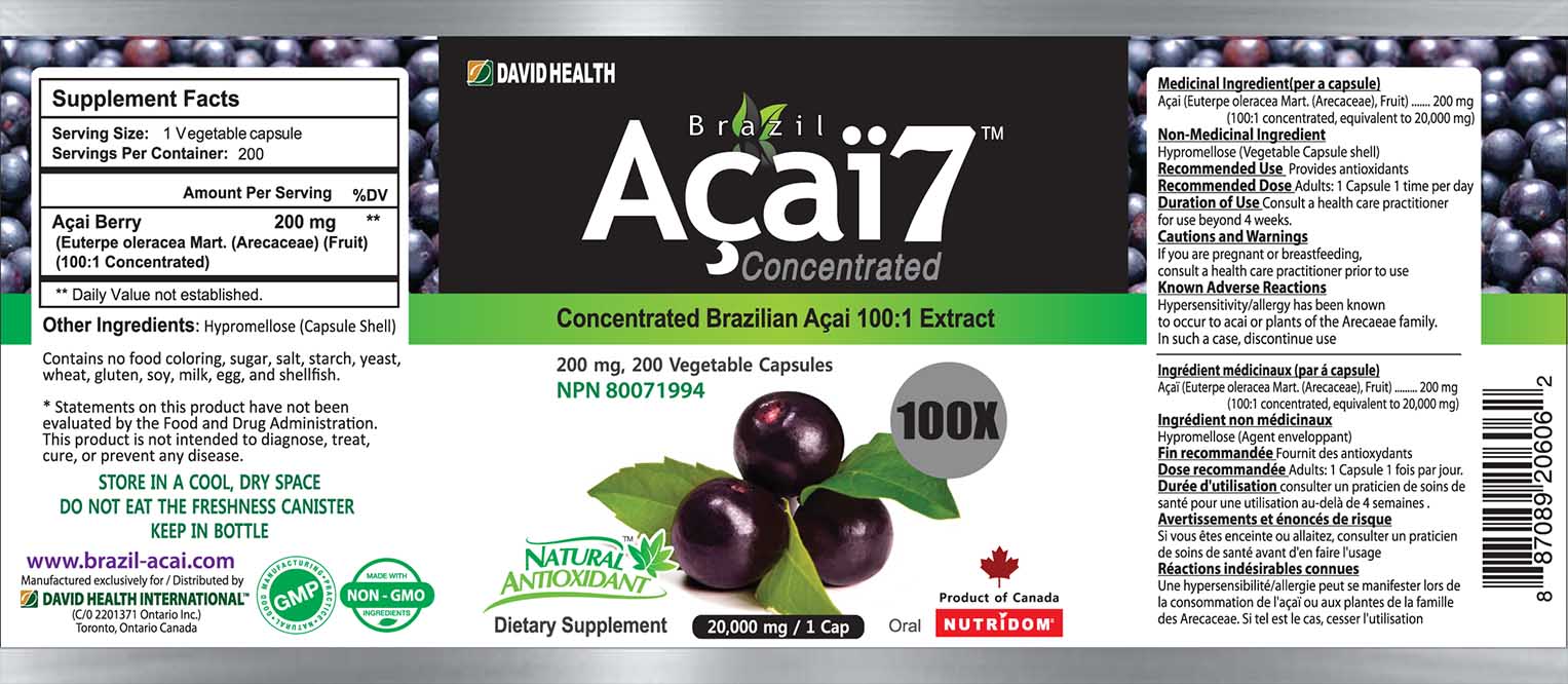 Acai7 100X CONCENTRATED CAPSULE