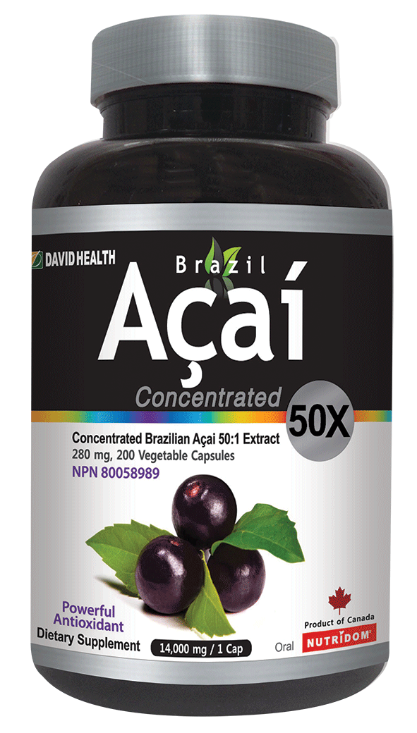 BRAZIL ACAI 50X CONCENTRATED CAPSULE (280MG, 200CAPSULES)